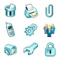 Elements for icons panel Royalty Free Stock Photo
