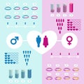 Elements of infographics. Royalty Free Stock Photo