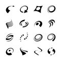 Elements for Logo Design. Set of Abstract Icons Royalty Free Stock Photo