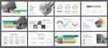 Elements for PowerPoint presentation templates.