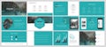 Elements for PowerPoint presentation templates. Royalty Free Stock Photo