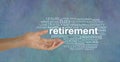Elements of Retirement Word Tag Cloud