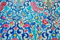Persian tiled decors of Madraseh-ye Khan, Shiraz, Iran