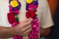 Elements of Vedic wedding wearing rings close up