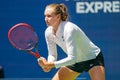 Elena Rybakina of Kazakhstan during practice at the 2023 US Open at Billie Jean King National Tennis Center in New York