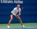 Elena Rybakina of Kazakhstan during practice at the 2023 US Open at Billie Jean King National Tennis Center in New York