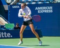 Elena Rybakina of Kazakhstan during practice at the 2023 US Open at Billie Jean King National Tennis Center in New York