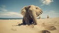 Elephant On The Beach: A Narrative-driven Visual Storytelling Experience