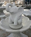 Elephant bird bath