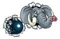 Elephant Bowling Ball Sports Animal Mascot