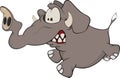 The elephant calf cartoon Royalty Free Stock Photo