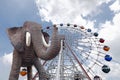 Elephant at the Carnival Royalty Free Stock Photo