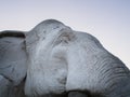 Elephant Cement Statue Quicklime Royalty Free Stock Photo