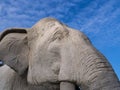 Elephant Cement Statue Quicklime Royalty Free Stock Photo