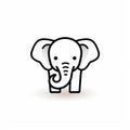 Playful Elephant Logo Design With Cartoonish Character