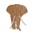 Elephant drawing Royalty Free Stock Photo