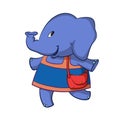 Elephant in dress