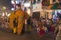 Elephant at the Esala Perahera festival in Kandy Royalty Free Stock Photo