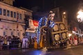 Elephant at the Esala Perahera festival in Kandy Royalty Free Stock Photo