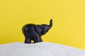 Elephant figurine on an isolated background with different effect Royalty Free Stock Photo