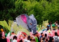 Elephant Float At CariWest Celebration