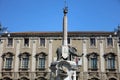 Elephant Fountain - the symbol of Catania in Sicily. Italy Royalty Free Stock Photo