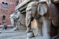 Elephant Gate at Carlsberg Brewery, Copenhagen Royalty Free Stock Photo