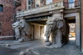 Elephant Gate at Carlsberg Brewery, Copenhagen Royalty Free Stock Photo