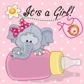 Elephant girl Royalty Free Stock Photo