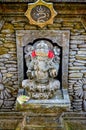 Elephant god statues with for worship at Bali