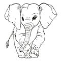 Elephant goes