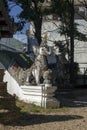 Guardian at Wat Ming Muang, Chiang Rai, Thailand