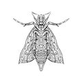 Elephant Hawk Moth Mandala