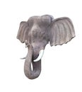 Elephant head statue isolated on white background Royalty Free Stock Photo
