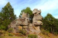 Elephant in the piedras encimadas in zacatlan, puebla. I