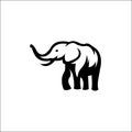 Elephant icon. Vector concept illustration for design