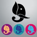 Elephant icon Royalty Free Stock Photo