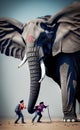 Elephant illustration Royalty Free Stock Photo