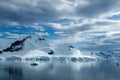 Elephant Island, Antarctica with dramatic sky Royalty Free Stock Photo