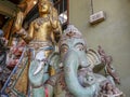 Ganesha and Buddha in a souvenir shop Royalty Free Stock Photo
