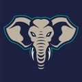 Elephant Mascot Vector Icon