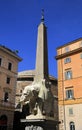 Elephant from Minerva Square in Rome, Italy Royalty Free Stock Photo
