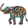 Elephant with oriental decor