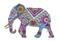 Elephant with oriental ornaments