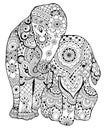 Elephant with ornament