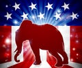 Elephant Republican Political Mascot