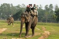Elephant ride Royalty Free Stock Photo