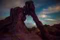 Elephant Rock at night Valley of Fire Nevada Royalty Free Stock Photo