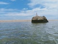 Elephant rock in Poovar Royalty Free Stock Photo