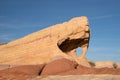 Elephant Rock, Valley of Fire, Nevada, USA Royalty Free Stock Photo